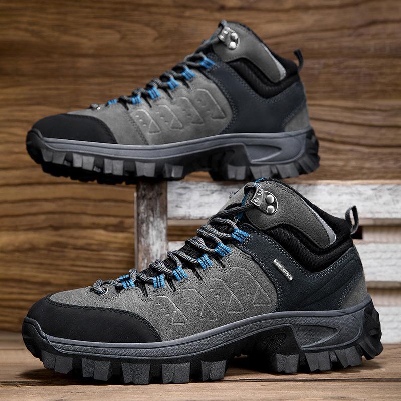 

Single Shoe Hiking Shoes Mid Top Waterproof Men s Ultra Light Boots Desert Breathable Anti Slip Durable 40