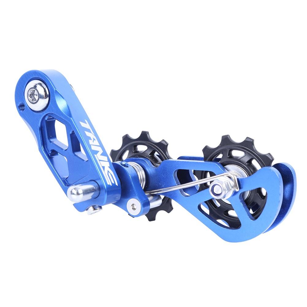 Bike Bicycle Chain Tensioner Chain Guide Floating Pulley Adjust Wheel