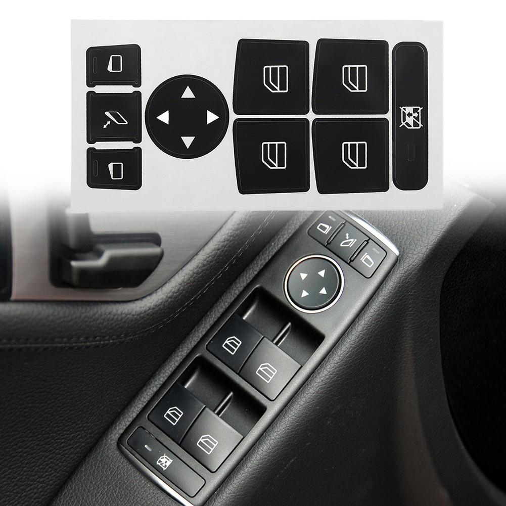

Sticker Button Repair Sticker Brand New Button Front Matte Black PVC