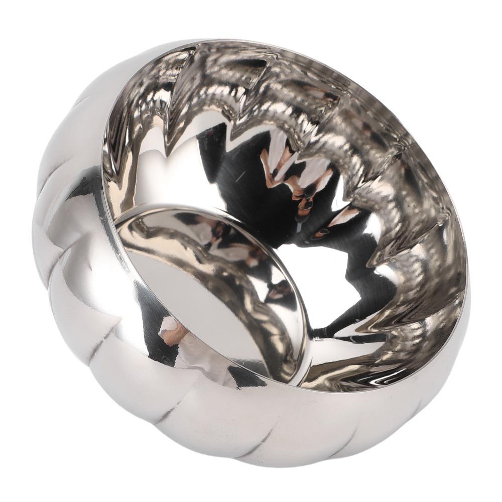 Pumpkin Shape Food Serving Bowl Rustless Steel Storage Bowl Decorative Bowl  Café Display