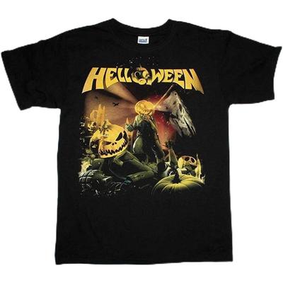 MYCHOME Men's Helloween Straight Out of Hell Tourdates 2014 Heavy Metal New T Shirt T-Shirts Black