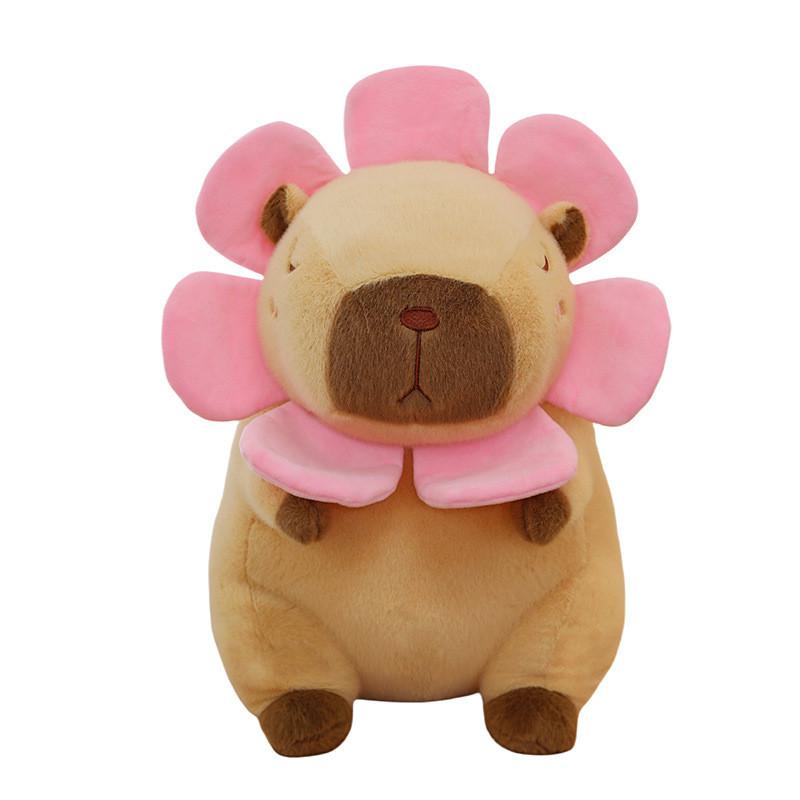 Sunflower Capybara Plush Toys Adorable Cartoon Girl Kid Holiday Gifts Dolls