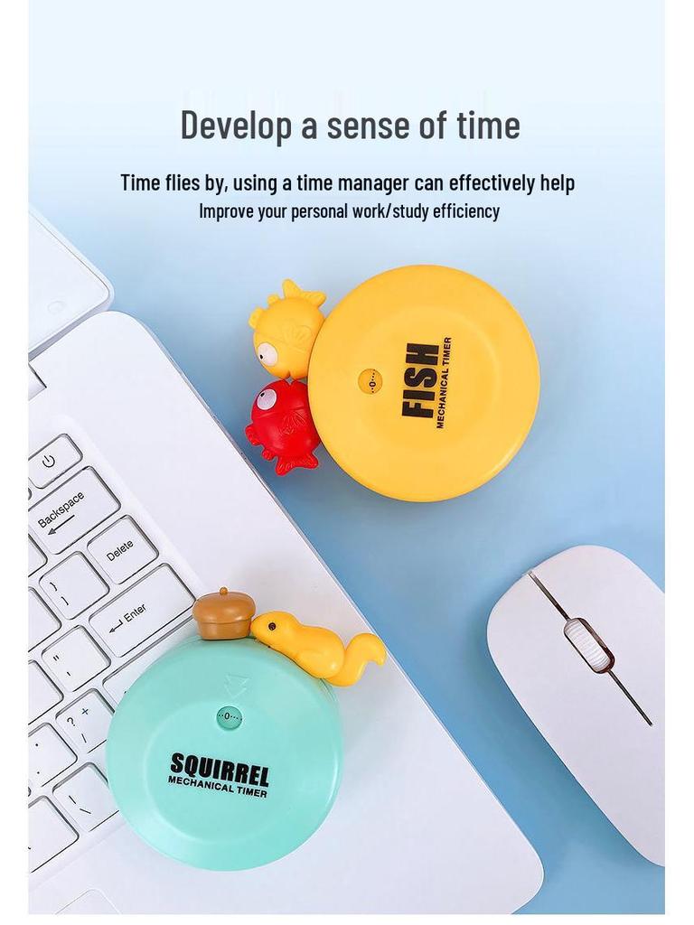 Dual-use Timer: Learning, Time Management & Kitchen Alarm Clock for Students & Children