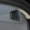 For BMW 5 Series G30 2018-20 Real Carbon Fiber Upper Air Vent Outlet Cover Trim