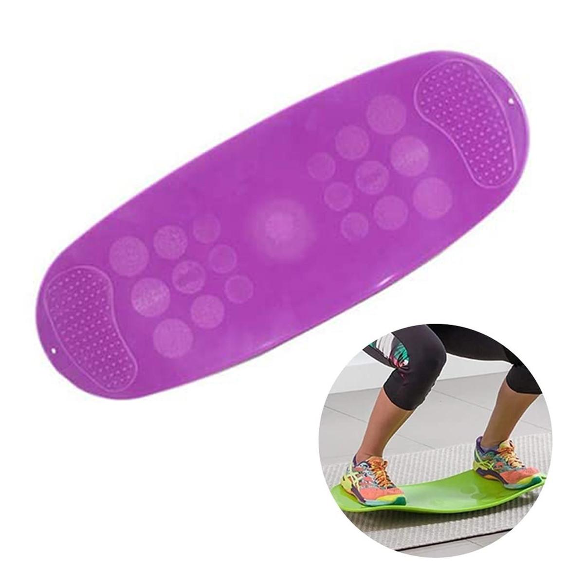 

Дошка для балансу. Дошка для скручування талії. Дошка для фітнесу 60*25*8 cm фіолетовий