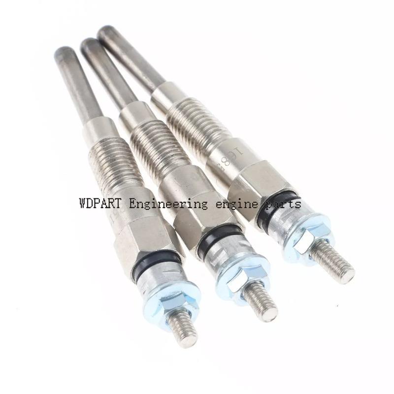 3PCS 16851-65510 New Glow Plug For Kubota D722 D902 D905 D1005 D1105 B1700 16851-65512 16854-65510 16854-65512