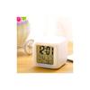 Stress Relieve Home Bedroom Child 7 Color Led Change Digital Glowing Alarm Clock For Relaxation