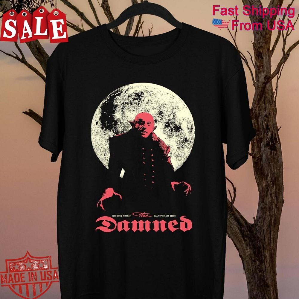 THE DAMNED Band Gift For Fans Unisex All Size Shirt   PP890 Unisex T-Shirt S