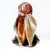 90cm Women’s Scarf – New Style Headscarf, Vintage Print Shawl, Rayon Satin Square Scarf