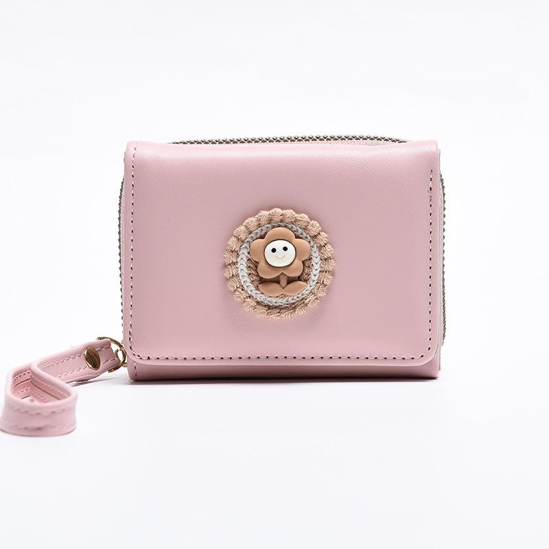 

Новый женский кошелек кошелек для девочек короткий многофункциональный многокарточный кошелек для мелочи кошелек