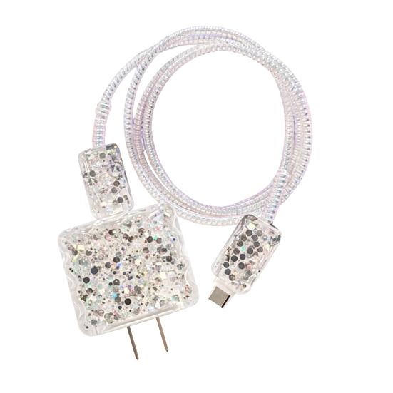 Charger Case And Cable Organizer for IPhone 14/15/13/12 20W Fast Charging Anti-Break Data Line Protector Charger Dust Cover