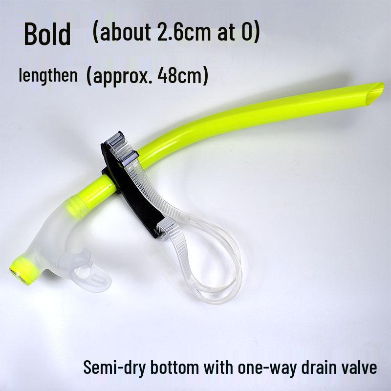 Yingfa Universell Halvtor Snorkel med Mjuk Silikonmunstycke för Frisim - Kompatibel för Vuxen & Barn