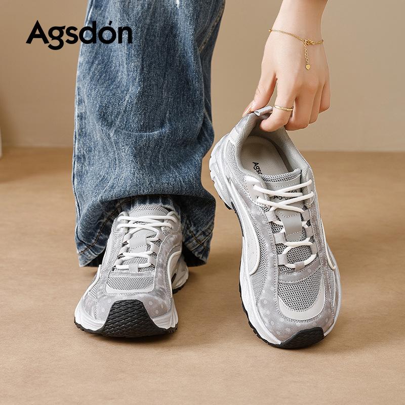 Augustine platform dad shoes women's 2025 new autumn small light and good-looking casual sports shoes trend