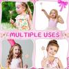 42 Pcs Princess Fairy Wands Kit, Include 36 Pcs Wooden Unfinished Wand DIY Princess Wand with 6 Sheet Colorful Diamond Sticker for Girls Make Your