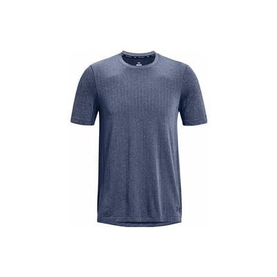 Solid Crew Neck Sports T-Shirt Men Tops Deep-Blue 1373724-408