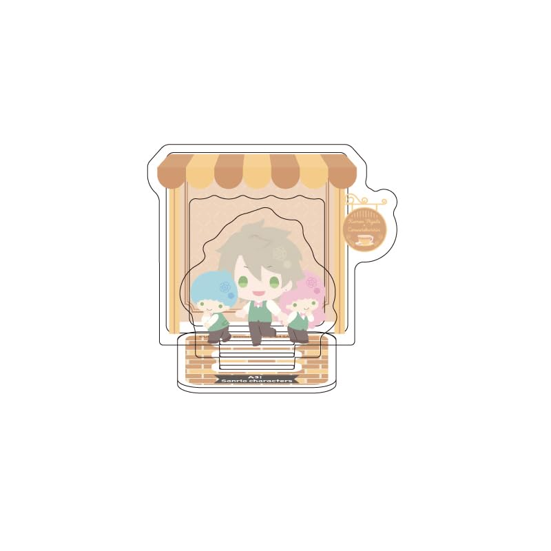 

x персонажи Sanrio 11 Кадзунари Миёси x персонаж Little Twin Stars Акриловая подставка A3! [Мини-иллюстрация]