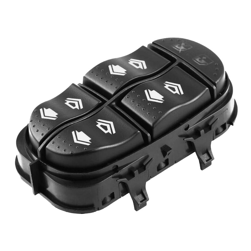 Replacement Window Switch Window Control Switch Window Mechanism Replacement Black Plastic Direct Replacement Easy Installation