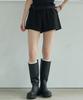 Lense Wide Sweat Shorts Black