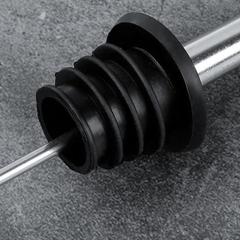 4PCS Stainless Steel Pourers, Speed Pourer, Liquor Bottle Pourers and Vinegar Tapered Stopper Spout Wine Pour Liquor