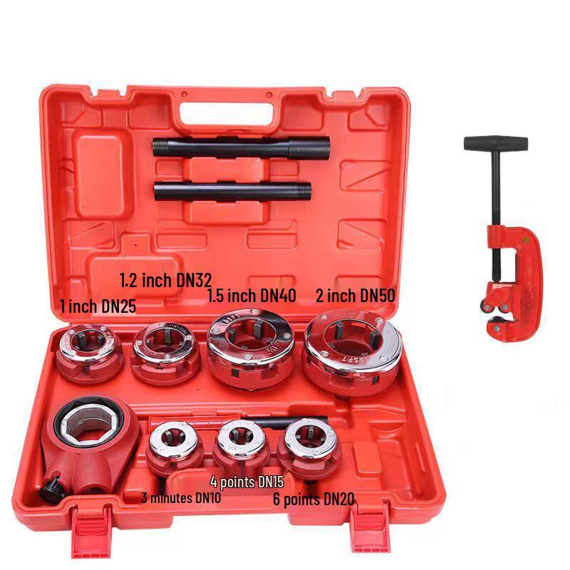 Jiashuer Handheld Manual Pipe Threading Machine CN Plug (adapter Included)