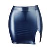 Hohe Gürteltasche Hüfte Kurzen Rock Weiblichen Rock Nachtclub PU Leder Reißverschluss Sexy Schwarz Hübscher Schlank Mode Lederrock