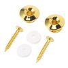 2 Pcs Gitarre Strap Taste Sichere Verriegelung Gold Metall Universal Gitarre Strap End Pins