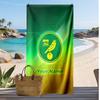 Norwich City Gepersonaliseerde Bedrukte Strandlaken Voetbal Logo Steun Aangepaste Naam Tekst Absorberende Handdoek Voor Sport Reizen Speciaal Cadeau