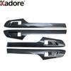 For Toyota Highlander XU70 Kluger Hybrid -2024 Carbon Fiber Car Inner Door Handle Bowl Panel Cover Trim Interior Accessories