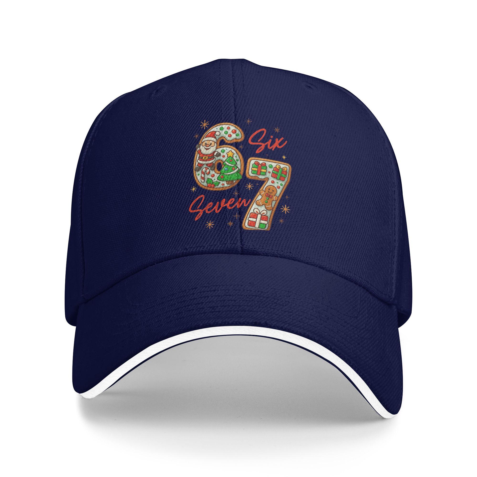 

67 Christmas Trending Meme Saying 6 7 Meme Costume Xmas Baseball Cap Hip Hop Hats Summer y2k Retro Outdoor Gym Baseball Caps One Size
