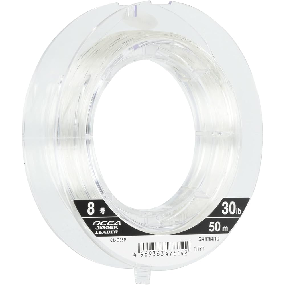 Shimano Ocea Jigger Master Fluorocarbon Fishing Line 50m 8.0号 30lb Pure Clear CL-O36P