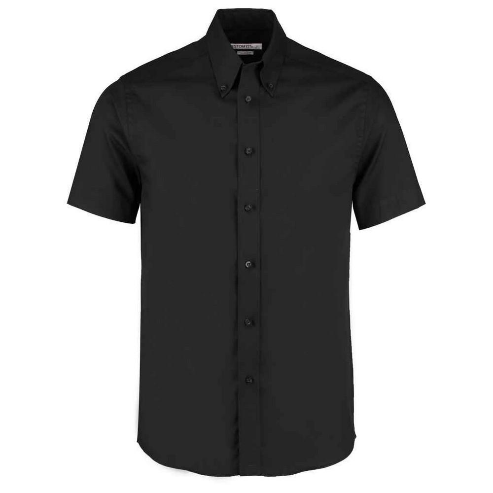 Kustom Kit Mens Premium Oxford Tailored Short-Sleeved Shirt