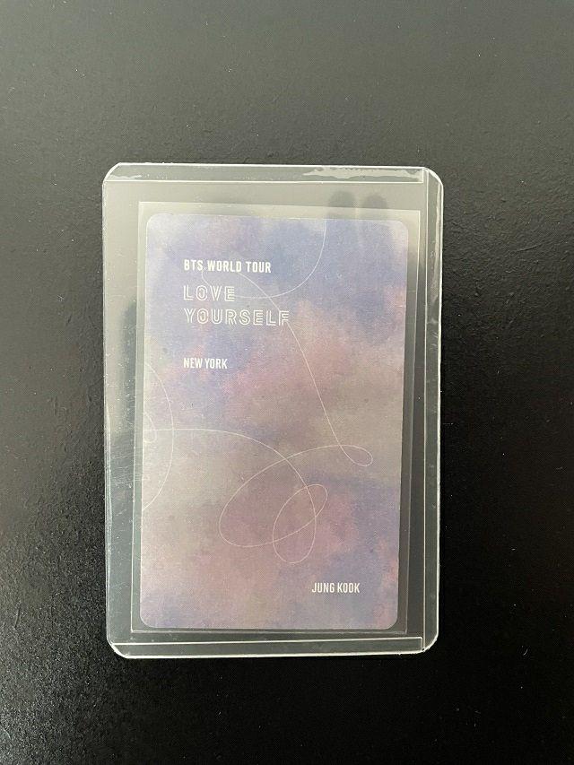 [USED] BTS WORLD TOUR NEW YORK Jungkook trading card
