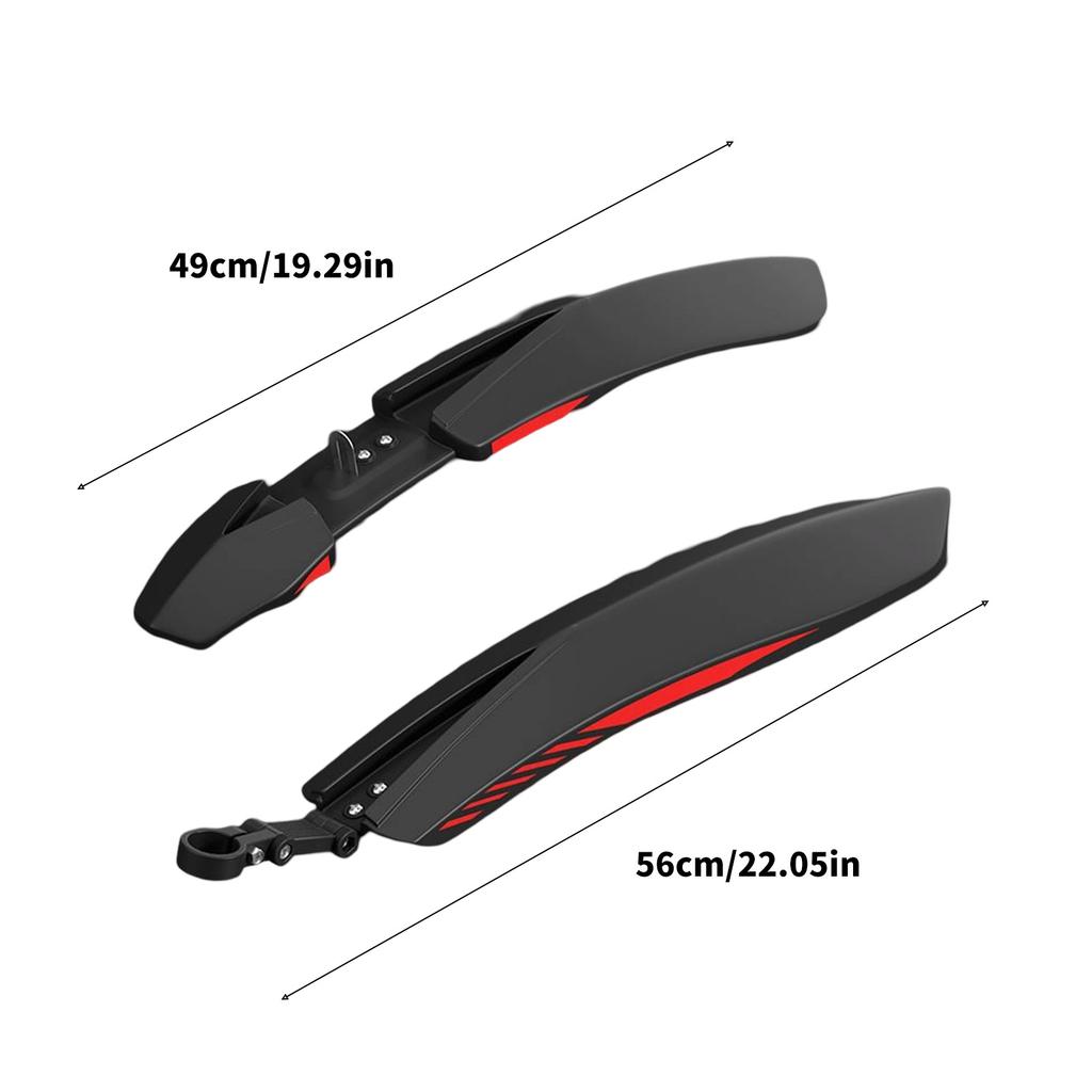 Mountain Bike Mudguards Light weight Durability Splash Protecting Mud Guards for Various Bike Types