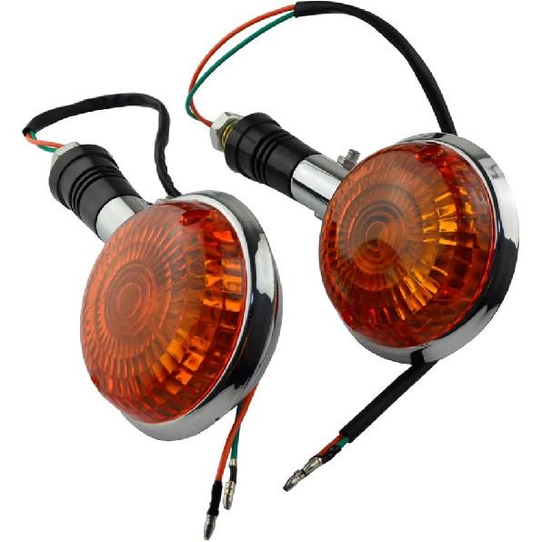 

Road Passion 2 pcs Universal Motorcycle Rear Turn Signal Indicator Light Replacement for Yamaha Road Star 1999-2003/ Royal Star 1996-2004/ XV1100 V