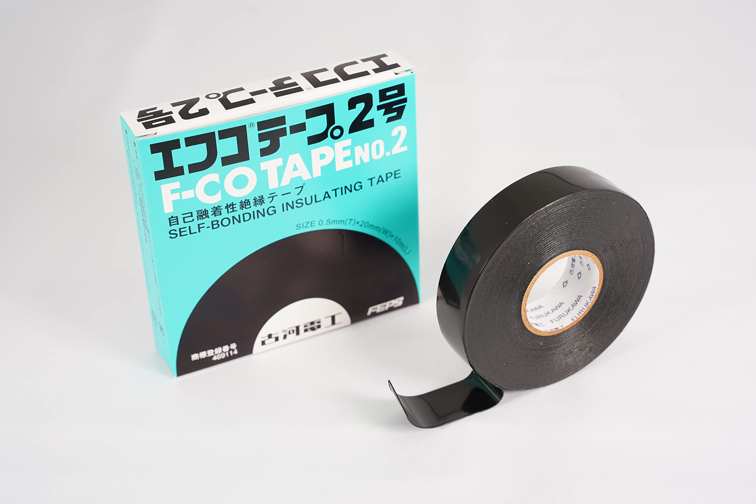 

Furukawa Electric Power Systems Barco Tape, Work Tape, DIY, Construction, Waterproof (EVKOTAPE No. 2 1) Fco Tape No. 2 чорний