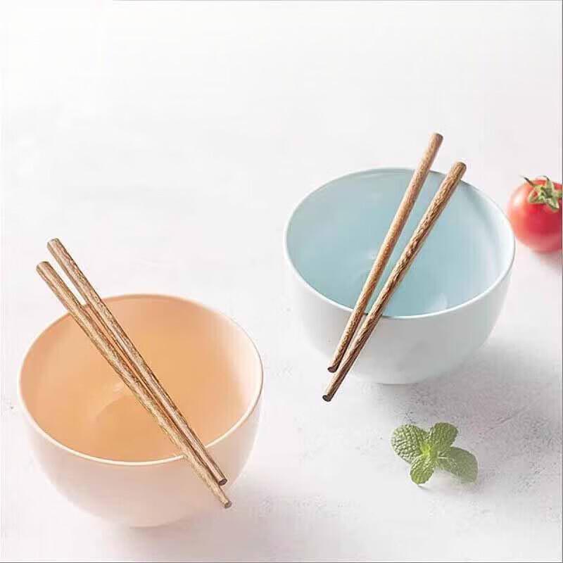 ZISIZ Kinder Essstäbchen aus Wengeholz