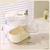 Desktop Storage Box Light Luxury Home and Daily Necessities Jewelry Sundries Dust-proof and Moisture-proof with Cover Rotating Cosmetics Storage