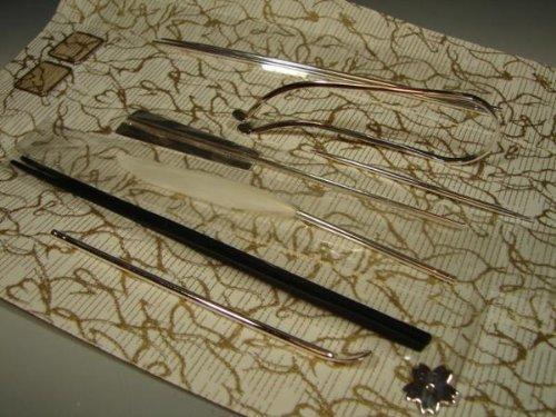 Fire utensils Seven utensils 11 items Made in Japan Made in Sanjo Niigata Prefecture Incense utensils set Introduction to Tea utensils (Nanatsu