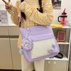 Versatile girl messenger bag women's new small fresh junior high school class commuter bag large capacity shoulder bag large capacity