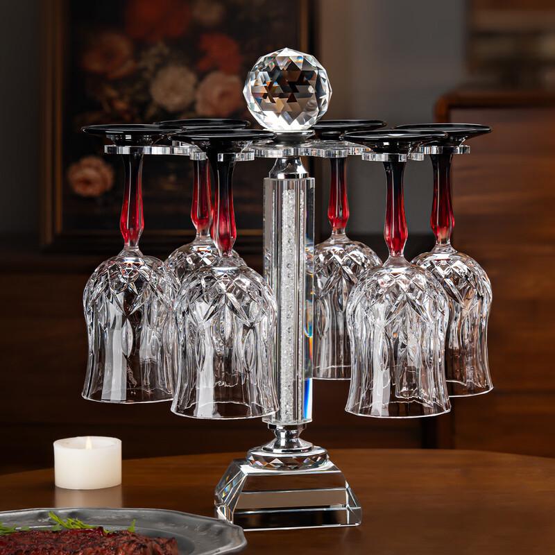 Henton Luxury Glass Wine Decanter & Goblet Set