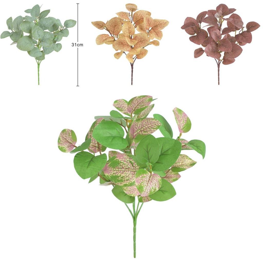 Fake Eucalyptus Leaf For Floral Crafting And Event Decoration With Highquality Material