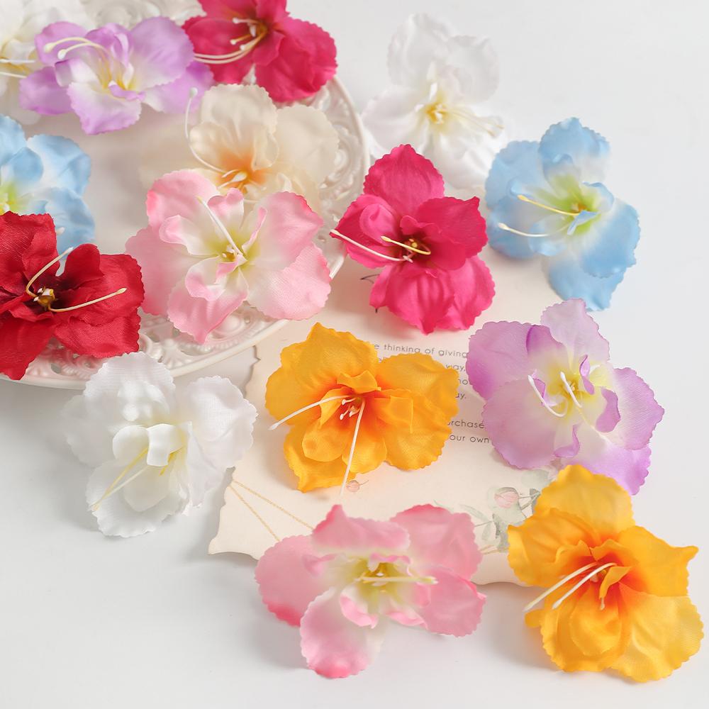10/20Pieces 6.5CM Cheap Artificial Flowers for Home Wedding Room Decor Accessories Scrapbooking Flowers Wall Diy Rose Heads