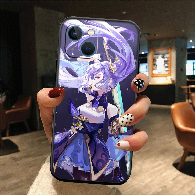 IK34 Genshin Impact Girl Phone Case for Samsung Galaxy S20 S21 S22 Ultra FE + Plus A21S A22 A24 A25 A26 A30 A30S A31