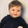 BZDOLL 60cm 24 Inch Reborn Baby Boy Doll 3D-Paint Skin Vinyl for Girl Realistic Toddler Art Bebe with Vascular Vein Play House Gift