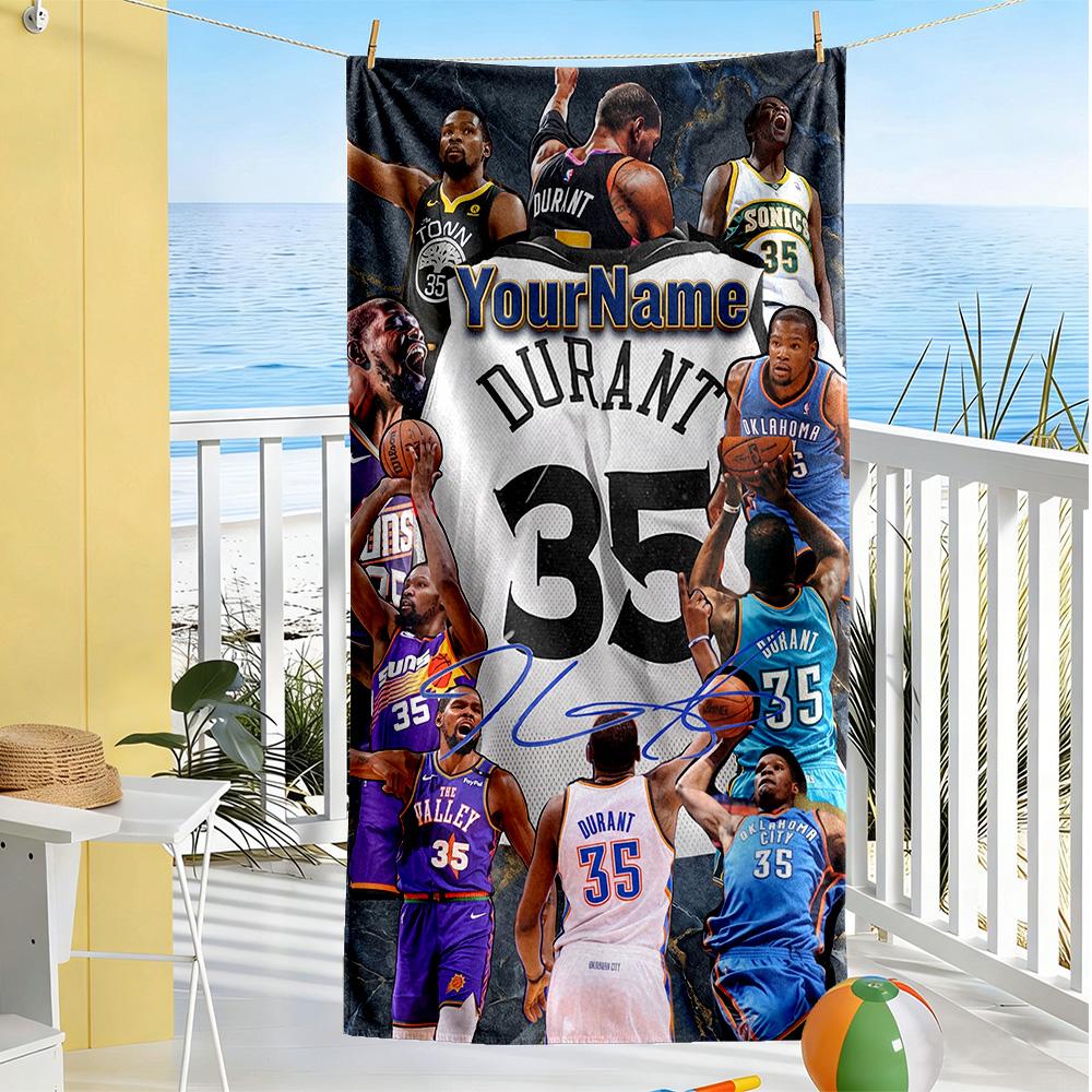 Curry Personalized Text Beach Towel Super Soft Microfiber Quickdry Fabric Suitable For Swimming Gym Camping Yoga Vacation