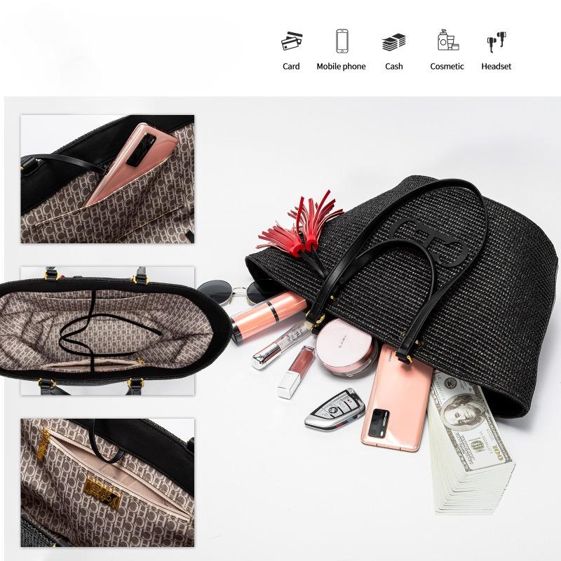 Vegetable Basket Women's Bag Hand-held Large-capacity Bag Large-capacity Handbag Bucket Bag