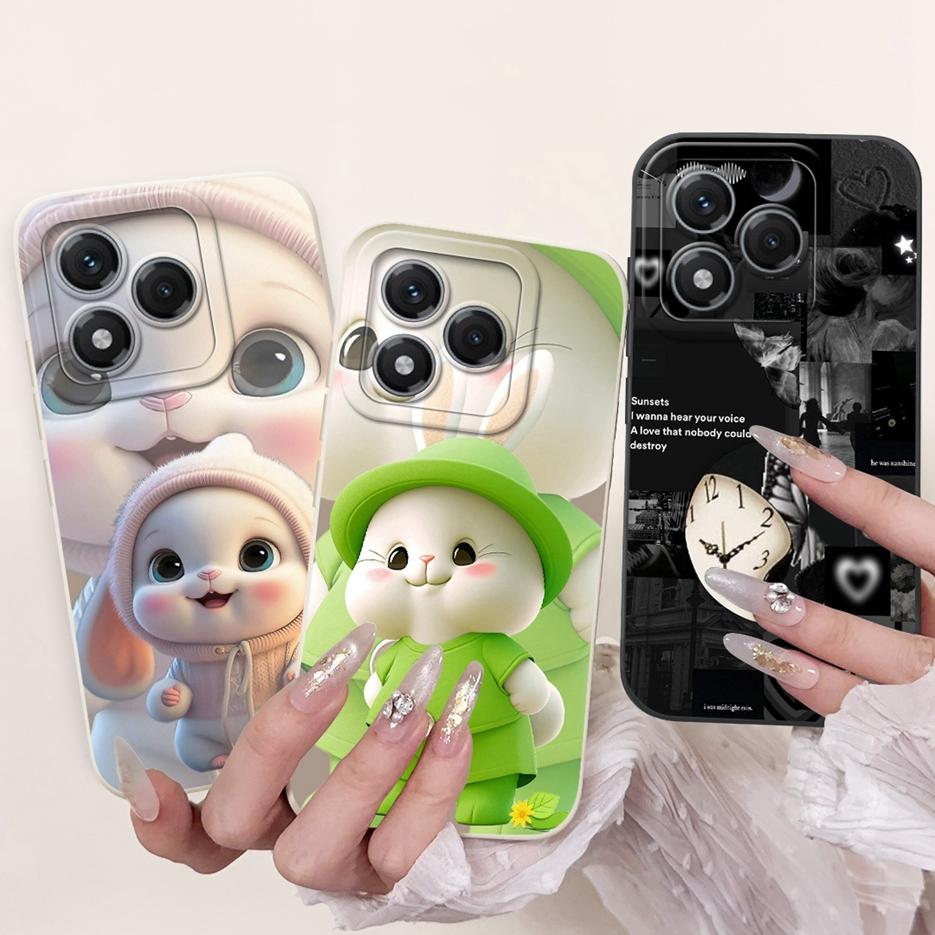 Skal till Honor 400 Lite, ABR-NX1, söt kattblomma, målat fodral, stötsäkert telefonskal till Honor400 Lite, mjukt fodral till Honor 400 Lite