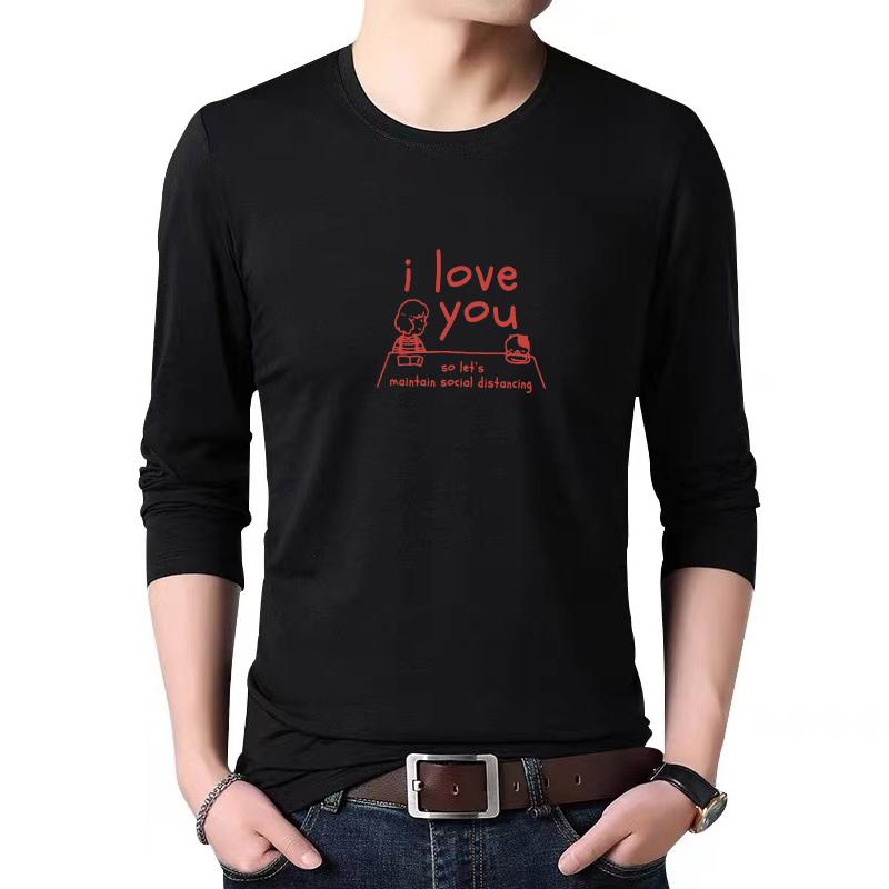 Lm Long Sleeve Unisex Tshirt for Unisexs Korean Fashion Loose Teen Oversized Plus Size Topsprinted Graphic M