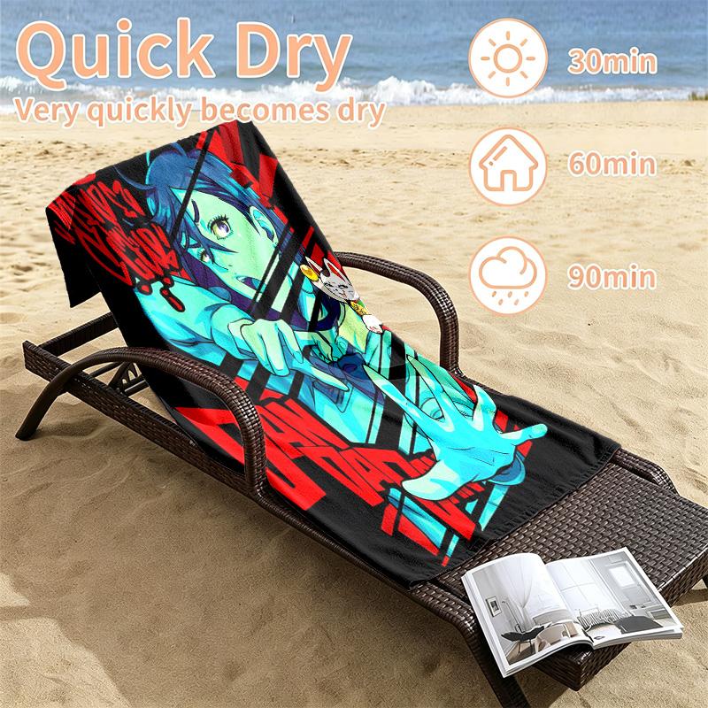 Dandadan Beach towels also serve as bath towels summer essential a musthave for the outdoors the beach and the pool