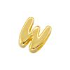 Gold Plated Brass Eco-Friendly Plating A-Z Initial Letter Beads, Cute DIY Jewelry Making Accessories Beads:VZ442